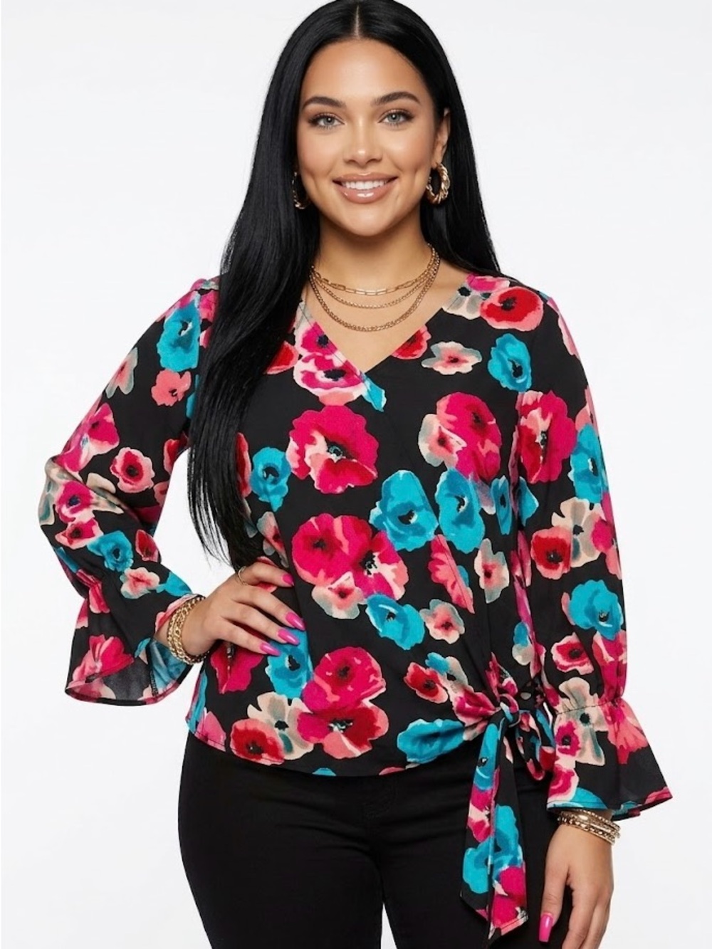 Juicy Couture floral top